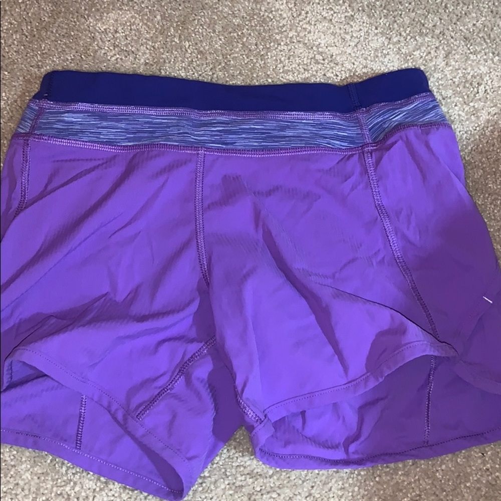 Ivivva purple running shorts size 12 speedy short